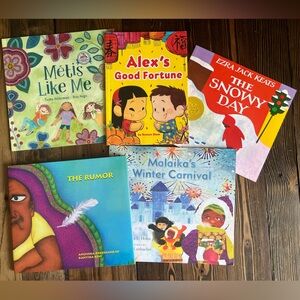 BUNDLE OF BOOKS • 5 culturally diverse picture books kids lot diversity reading